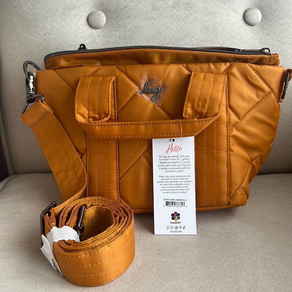 COPY - NWT Dory Mini Crossbody Bag in Amber Yellow🧡